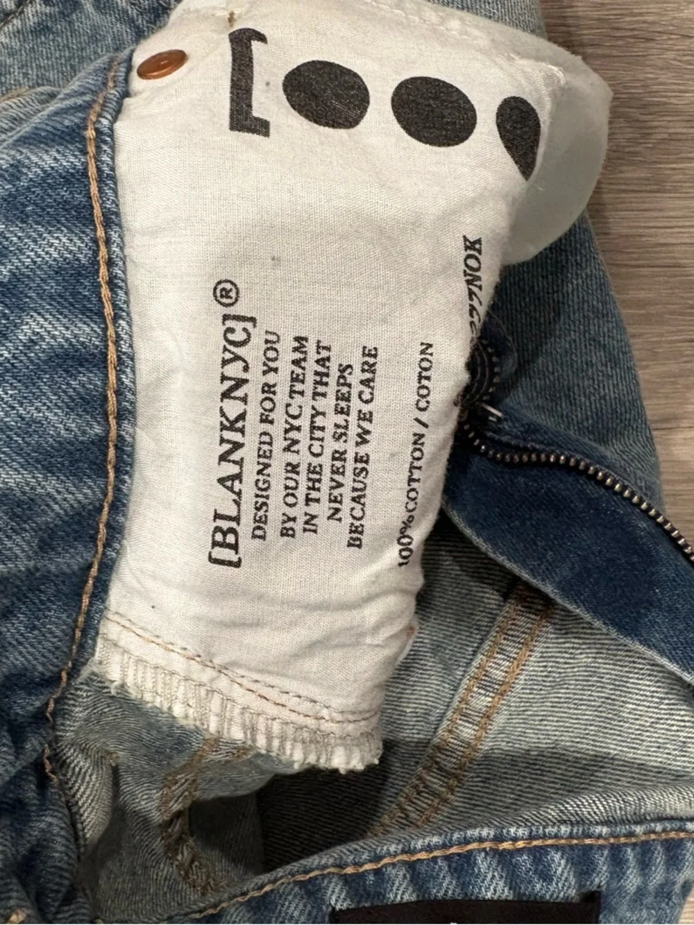 Blank NYC Light Blue Denim Skirt